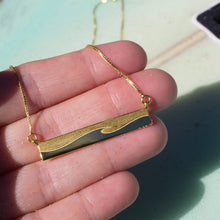 Load image into Gallery viewer, CONTACT US TO RECREATE THIS SOLD OUT STYLE Waitui Wave Bar Necklace - 925 Sterling Silver or 18k Gold Vermeil - FJD$ - Adorn Pacific - Necklaces
