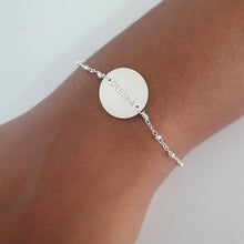 Load image into Gallery viewer, CUSTOM ENGRAVED - Disc Bracelet - 925 Sterling Silver FJD$ - Adorn Pacific - Bracelets
