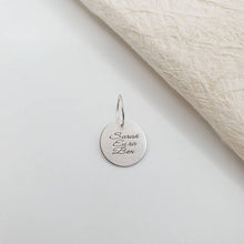 Load image into Gallery viewer, CUSTOM ENGRAVED Disc Charm - 925 Sterling Silver FJD$ - Adorn Pacific - Charms &amp; Pendants
