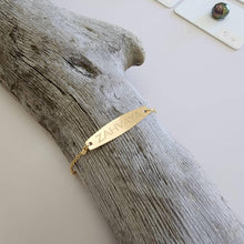 Load image into Gallery viewer, CUSTOM ENGRAVED - Name Bracelet - 14k Gold Fill FJD$ - Adorn Pacific - Bracelets
