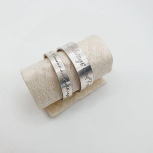 CUSTOM ENGRAVED - Ring Adjustable - 925 Sterling Silver FJD$ - Adorn Pacific - Rings