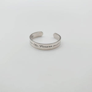 CUSTOM ENGRAVED - Ring Adjustable - 925 Sterling Silver FJD$ - Adorn Pacific - Rings