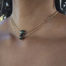 Load and play video in Gallery viewer, Civa Fiji Saltwater Pearl Necklace / Bracelet - 14k Gold Fill FJD$
