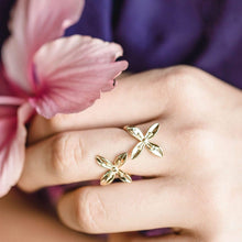 Load image into Gallery viewer, Frangipani Bua Ring - 925 Sterling Silver or 18k Gold Vermeil FJD$ - Adorn Pacific - Rings
