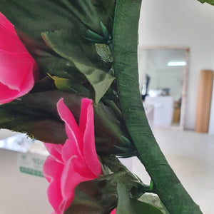 Handmade Tropical Flower Head Lei Pink Dhalia ADULT $FJD - Adorn Pacific - Headdresses