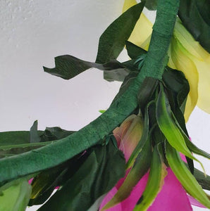 Handmade Tropical Flower Head Lei Purple Lily ADULT $FJD - Adorn Pacific - Headdresses