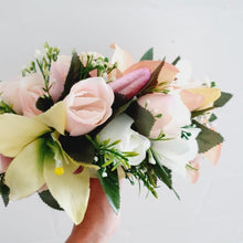 Load image into Gallery viewer, Handmade Tropical Flower Head Lei Roses &amp; Lilies ADULT $FJD - Adorn Pacific - Headdresses
