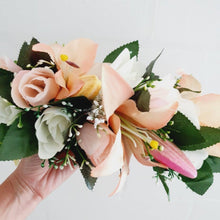 Load image into Gallery viewer, Handmade Tropical Flower Head Lei Roses &amp; Lilies ADULT $FJD - Adorn Pacific - Headdresses
