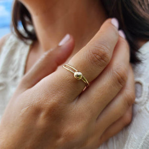 MADE TO ORDER - Contemporary Solid Gold Ring - Solid 9k Gold FJD$ - Adorn Pacific - Rings