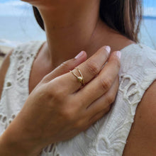 Load image into Gallery viewer, MADE TO ORDER - Contemporary Solid Gold Ring - Solid 9k Gold FJD$ - Adorn Pacific - Rings
