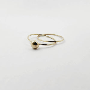 MADE TO ORDER - Contemporary Solid Gold Ring - Solid 9k Gold FJD$ - Adorn Pacific - Rings