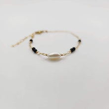 Load image into Gallery viewer, MADE TO ORDER Glass Bead &amp; Freshwater Pearl Bracelet - 14k Gold Fill FJD$ - Adorn Pacific - Bracelets
