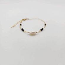 Load image into Gallery viewer, MADE TO ORDER Glass Bead &amp; Freshwater Pearl Bracelet - 14k Gold Fill FJD$ - Adorn Pacific - Bracelets
