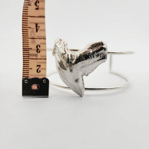 MADE TO ORDER - Shark Tooth Bangle - 925 Sterling Silver FJD$ - Adorn Pacific - Rings