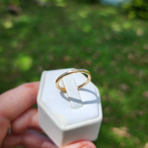 MADE TO ORDER - Stacker Ring with hammered detail - 14k Gold Fill FJD$ - Adorn Pacific - Rings