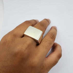MADE TO ORDER - Unisex Signet Ring - 925 Sterling Silver FJD$ - Adorn Pacific - Rings
