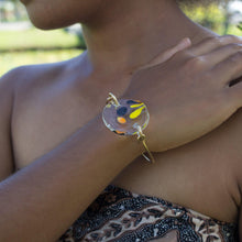 Load image into Gallery viewer, CONTACT US TO RECREATE THIS SOLD OUT STYLE Adorn Pacific x Hot Glass Colourful Glass Bangle in 14k Gold Fill - FJ$ - Adorn Pacific - Necklaces
