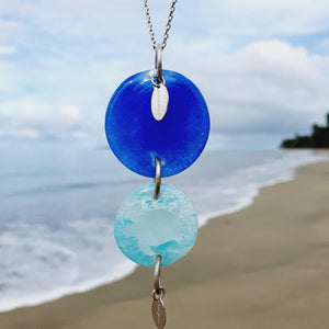 CONTACT US TO RECREATE THIS SOLD OUT STYLE Adorn Pacific x Hot Glass Double Round Necklace - FJD$ - Adorn Pacific - Necklaces