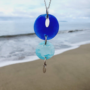 CONTACT US TO RECREATE THIS SOLD OUT STYLE Adorn Pacific x Hot Glass Double Round Necklace - FJD$ - Adorn Pacific - Necklaces