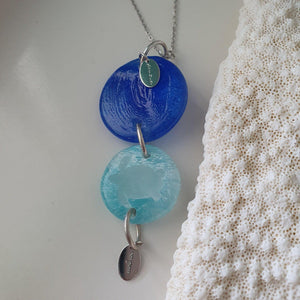 CONTACT US TO RECREATE THIS SOLD OUT STYLE Adorn Pacific x Hot Glass Double Round Necklace - FJD$ - Adorn Pacific - Necklaces