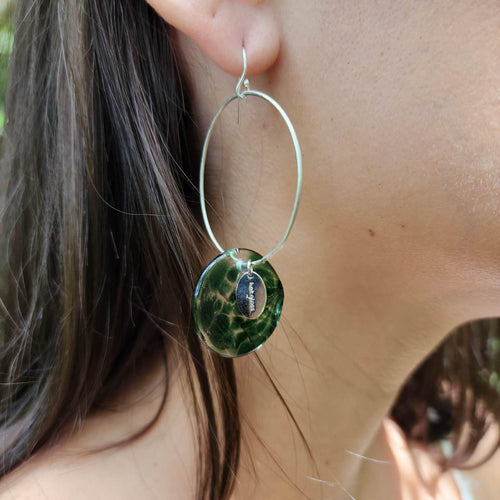 READY TO SHIP Adorn Pacific x Hot Glass Earrings in 925 Sterling Silver - FJD$ - Adorn Pacific - Earrings
