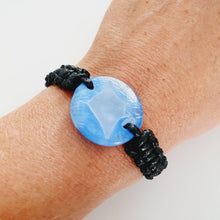 Load image into Gallery viewer, READY TO SHIP Adorn Pacific x Hot Glass Manta Bracelet - Wax Cord FJD$ - Adorn Pacific - 
