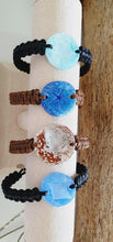 Load image into Gallery viewer, READY TO SHIP Adorn Pacific x Hot Glass Manta Bracelet - Wax Cord FJD$ - Adorn Pacific - 
