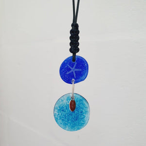 READY TO SHIP Adorn Pacific x Hot Glass Wax Cord Double Glass Necklace - FJD$ - Adorn Pacific - Necklaces