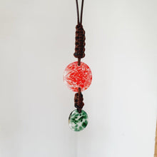 Load image into Gallery viewer, READY TO SHIP Adorn Pacific x Hot Glass Wax Cord Double Glass Necklace - FJD$ - Adorn Pacific - Necklaces
