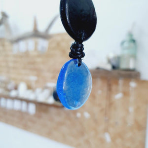 READY TO SHIP Adorn Pacific x Hot Glass Wax Cord Double Glass Necklace - FJD$ - Adorn Pacific - Necklaces