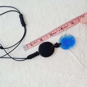 READY TO SHIP Adorn Pacific x Hot Glass Wax Cord Double Glass Necklace - FJD$ - Adorn Pacific - Necklaces