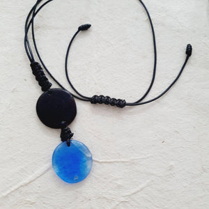 READY TO SHIP Adorn Pacific x Hot Glass Wax Cord Double Glass Necklace - FJD$ - Adorn Pacific - Necklaces