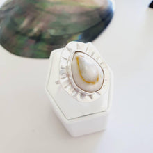Load image into Gallery viewer, CONTACT US TO RECREATE THIS SOLD OUT STYLE Bezel Set Cowrie Shell Sunray Ring - 925 Sterling Silver FJD$ - Adorn Pacific - Rings
