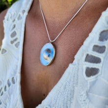 Load image into Gallery viewer, CONTACT US TO RECREATE THIS SOLD OUT STYLE Bezel set Mabe Pearl Necklace - 925 Sterling Silver FJD$ - Adorn Pacific - All Products
