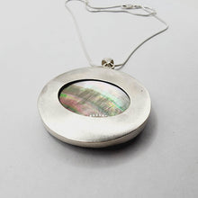 Load image into Gallery viewer, READY TO SHIP Bezel set Mabe Pearl Necklace - 925 Sterling Silver FJD$ - Adorn Pacific - All Products
