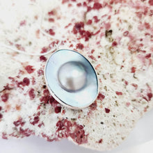 Load image into Gallery viewer, CONTACT US TO RECREATE THIS SOLD OUT STYLE Bezel set Mabe Pearl Necklace - 925 Sterling Silver FJD$ - Adorn Pacific - All Products
