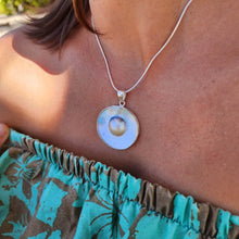 Load image into Gallery viewer, READY TO SHIP Bezel set Mabe Pearl Necklace - 925 Sterling Silver FJD$ - Adorn Pacific - All Products
