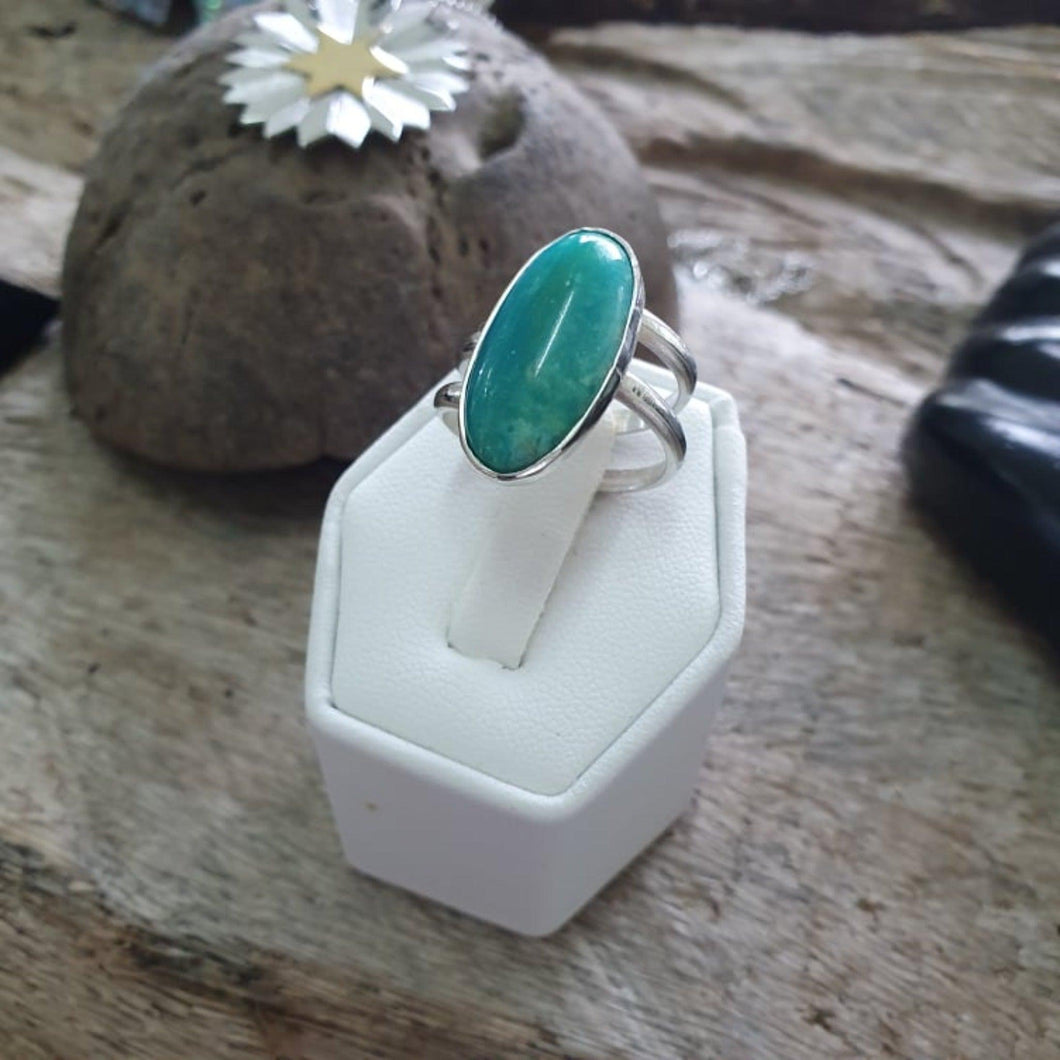 CONTACT US TO RECREATE THIS SOLD OUT STYLE Bezel Set Opaline Ring - 925 Sterling Silver FJD$ - Adorn Pacific - Rings
