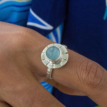 Load image into Gallery viewer, CONTACT US TO RECREATE THIS SOLD OUT STYLE Bezel Set Precious Stone Ring - Aquamarine - 925 Sterling Silver FJD$ - Adorn Pacific - Rings
