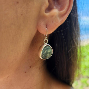 CONTACT US TO RECREATE THIS SOLD OUT STYLE Bezel Set Rock Earrings - 925 Sterling Silver FJD$ - Adorn Pacific - Earrings