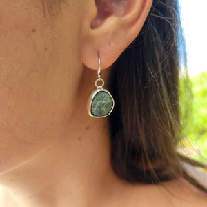 CONTACT US TO RECREATE THIS SOLD OUT STYLE Bezel Set Rock Earrings - 925 Sterling Silver FJD$ - Adorn Pacific - Earrings