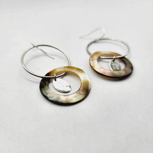 Load image into Gallery viewer, READY TO SHIP Carved Mother of Pearl Shell Earrings - 925 Sterling Silver FJD$ - Adorn Pacific - All Products
