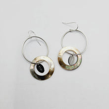 Load image into Gallery viewer, READY TO SHIP Carved Mother of Pearl Shell Earrings - 925 Sterling Silver FJD$ - Adorn Pacific - All Products
