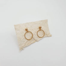 Load image into Gallery viewer, CONTACT US TO RECREATE THIS SOLD OUT STYLE Circle Stud Earrings 14k Gold Fill FJD$ - Adorn Pacific - Earrings
