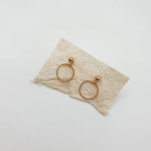 Load image into Gallery viewer, CONTACT US TO RECREATE THIS SOLD OUT STYLE Circle Stud Earrings 14k Gold Fill FJD$ - Adorn Pacific - Earrings
