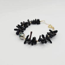 Load image into Gallery viewer, READY TO SHIP Civa Fiji Pearl Black Coral Bracelet - FJD$ - Adorn Pacific - All Products
