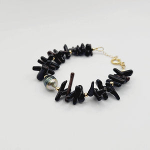 READY TO SHIP Civa Fiji Pearl Black Coral Bracelet - FJD$ - Adorn Pacific - All Products