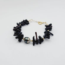 Load image into Gallery viewer, READY TO SHIP Civa Fiji Pearl Black Coral Bracelet - FJD$ - Adorn Pacific - All Products
