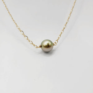 READY TO SHIP Civa Fiji Pearl Gold Necklace with Grade Certificate #0029- FJD$ - Adorn Pacific - All Products