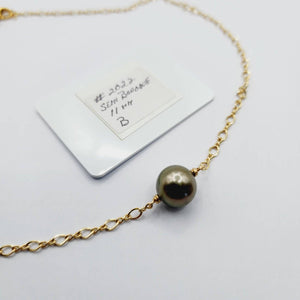 READY TO SHIP Civa Fiji Pearl Gold Necklace with Grade Certificate #2022- FJD$ - Adorn Pacific - All Products